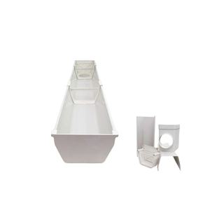 Système de drainage d'eau pour toiture en PVC abordable, durable et étanche, fabriqué au Vietnam, service personnalisé, OEM ODM Gouttière - Product Image 1