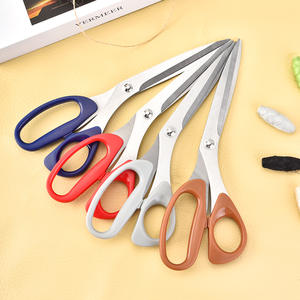 กรรไกรสแตนเลสสำหรับใช้ในครัวเรือน 25.3 ซม. รูปตัว V สำหรับใช้ในบ้าน สีแดง เครื่องมือตัดอเนกประสงค์ - Product Image 5