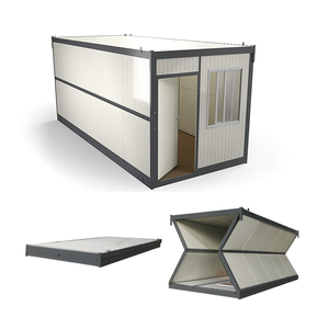 Conteneur <span class=keywords><strong>mobile</strong></span> pliable en acier préfabriqué de 20 pieds à faible coût, pour hôpital, maison, ou espace de vie portable avec toilettes pour usage domestique - Product Image 2