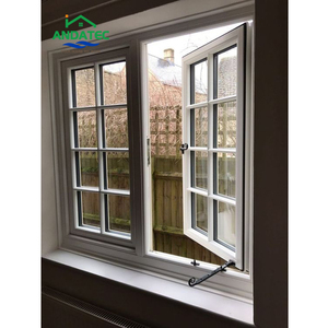 Diseños modernos de ventana de casa, manivela de aluminio revestida de madera, ventana abatible abierta, ventana de arco para ventanas en forma de arco de Villa - Product Image 2