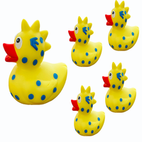 Canard en caoutchouc promotionnel personnalisé de jouets de bain flottants en vinyle de 5.5cm