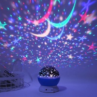Galaxy Projection Night Light Star Projector ruota di 360 gradi LED Baby Star Moon Night Light Starry Master Projector