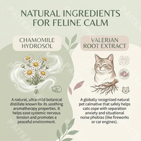 Spray apaisant pour chat OEM, analogique de phéromone, à la catnip, pour le soulagement du stress, la correction du comportement et l'atténuation de l'anxiété, idéal pour les voyages