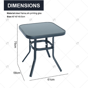 Modern 3 Piece <strong>Grey</strong> Patio Cafe <strong>Set</strong> Furniture Outdoor Garden <strong>Bistro</strong> Rope Steel Coffee Table <strong>Set</strong> and 2 Seater Chairs for Outside - Product Image 5