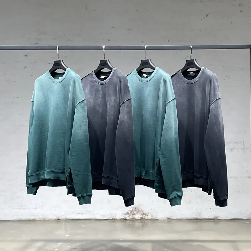 Custom Tie Dye Hoodie Mens 100% Cotton Terry Acid Wash Unisex Hoodies Sweatshirt Wholesale
