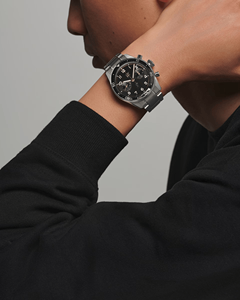 Reloj Cronógrafo Automático para Hombre con Bisel Giratorio, Brazalete de Acero Inoxidable, 3 Subesferas, Manecillas Luminosas, Estilo Deportivo Casual Longinesing - Product Image 3