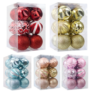Décorations suspendues pour une ambiance festive, nouvelles décorations de boules de Noël en 16 pièces, ornements suspendus pour arbre de Noël - Product Image 6