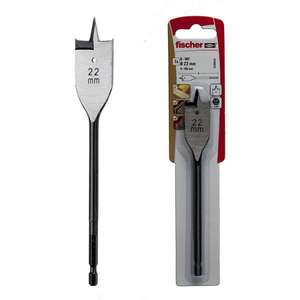 FISCHER - 530655 <b>Wood</b> flat <b>drill</b> in blister PLP K - EAN 4048962204469 <b>DRILL</b> <b>BITS</b> <b>WOOD</b> <b>DRILL</b> <b>BITS</b> - Product Image 1