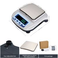 3000g 0.01g balance de laboratoire RS232 balance scientifique bijoux balance d'or fabricant double cellule de charge balance électronique analytique de laboratoire