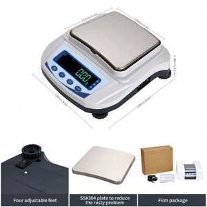 <span class=keywords><strong>3000g</strong></span> 0.01g 실험실 규모 RS232 과학 규모 보석 골드 스케일 제조 업체 듀얼 부하 셀 실험실 분석 전자 저울 - Product Image 4