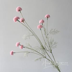 Bouquet de fleurs artificielles en soie, pissenlit simulé à 9 têtes, haute simulation, pour décorations de mariage et de maison - Product Image 2