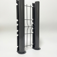 Clôture en treillis 3D haute sécurité robuste de 5,0 mm et 6,0 mm, galvanisée à chaud, soudée, pour usine et parc logistique
