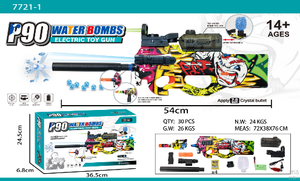 Pistolet électrique jouet P90 en plastique, alimenté par piles, unisexe, pour enfants de 14 ans et plus - Product Image 1