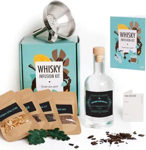 Custom Whiskey Alcohol Infusion Making Kit With Spices and Wood Chips Diy Craft Whiskey Making Kit Supplier Manufacturer