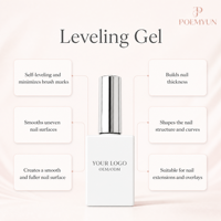 Gel de construction transparent professionnel pour ongles, idéal pour la manucure en salon, la pose d'extensions et la mise en forme des courbes C, compatible UV LED