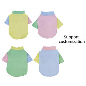 เสื้อยืดสำหรับสุนัขแมวเสื้อผ้าสัตว์เลี้ยงเสื้อสุนัขแมวขนาดใหญ่ขนาดเล็กหรูหราสำหรับฤดูร้อนโลโก้ออกแบบได้ตามต้องการ - Product Image 4