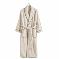 Nouveau peignoir de luxe confortable pour la maison et le spa, luxueux, moelleux, chaud, confortable, lourd, unisexe, pour toutes les saisons