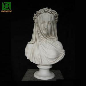 Statue de <span class=keywords><strong>buste</strong></span> <span class=keywords><strong>en</strong></span> <span class=keywords><strong>marbre</strong></span> sculpté à la main, <span class=keywords><strong>buste</strong></span> féminin, personnalisé - Product Image 2