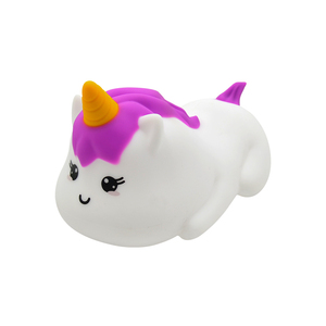 Adorable Lampe de Nuit Rechargeable en Silicone pour Enfants, Motif Licorne Lapin, avec Capteur Tactile, pour Chambre de Bébé - Product Image 6