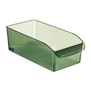 Red Green And Blue <b>Kitchen</b> <b>Storage</b> Box Transparent Pet Drawer Type Fridge Organizer <b>For</b> Food <b>Vegetable</b> Preservation - Product Image 3
