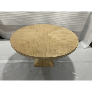 Table à manger moderne 1370 x 1370 x 760 en bois ronde pour meubles de maison - Product Image 2