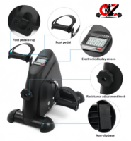 Mini vélo de fitness à résistance réglable CZFIT, entraîneur de jambes portable, équipement d'exercice pour le remodelage corporel et la rééducation à domicile