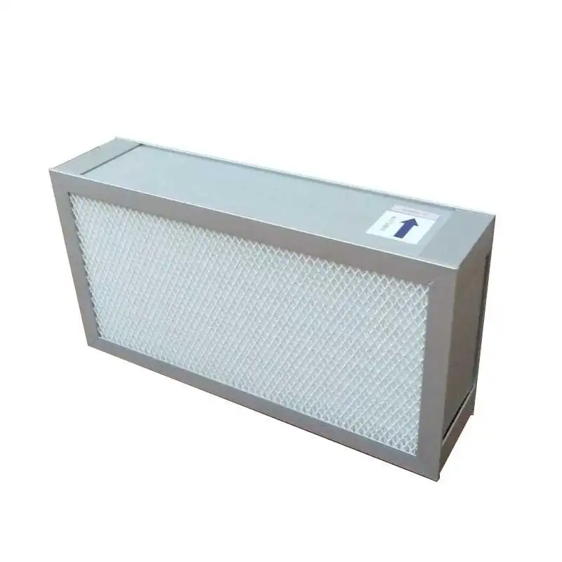 Filtro dell'aria ad alta efficienza a ondulazione profonda di vendita calda raffinato per filtro ad alta efficienza di polvere di ricambio laminare in camera bianca.