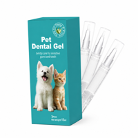 Gel dentaire OEM ODM pour chiens et chats, seringue applicatrice 15 ml, gel nettoyant pour dents de chiots et chatons, soin buccal pour animaux de compagnie
