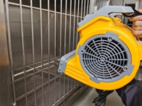 Sèche-cage pour animaux de compagnie, souffleur multifonction, déshumidificateur, peut être suspendu ou placé au sol, sèche-cheveux pour animaux de compagnie, sèche-cage