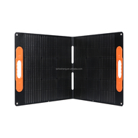 Panneau solaire pliable ETFE durable, chargeur solaire étanche haute puissance avec batterie de secours, chargeur solaire étanche ETFE