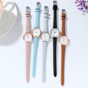 นาฬิกาสายหนังนักเรียนใหม่ทันสมัยเรียบง่ายและสดใส - Product Image 4