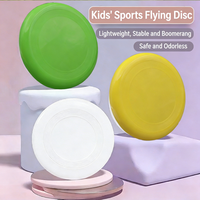 Flying Disc Custom Brand Latihan Luar Ruangan Interaktif Grosir Anak-anak Bahan PE Pegas Portabel Cetak UV Permainan Pantai Olahraga