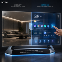 Verre miroir pour écran tactile WTEM, épaisseur de 3 à 10 mm, verre miroir pour écran tactile, durable et étanche