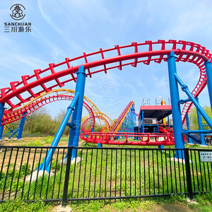 Yueton Rides, fabricant professionnel chinois de manèges attrayants et palpitants pour parcs d'attractions, montagnes russes à trois boucles - Product Image 4