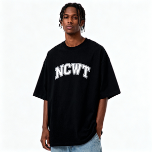 2025 Wholesale Vintage Reflective <strong>Skull</strong> Print Plain t Shirt Men's logo T-Shirt Oversized Plus Size 100% Cotton <strong>TShirt</strong> for Man - Product Image 3