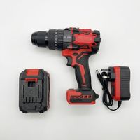 Perceuse électrique sans fil 21V à vitesse variable avec batterie au lithium, perceuse-visseuse