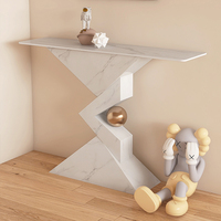 Table console moderne de luxe pour l'entrée du salon Mobilier de maison simple et décoratif en bout