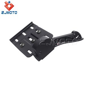 Motocicleta telescópica plegable LED Luz de montaje <span class=keywords><strong>lateral</strong></span> titular de placa de licencia para Harley Dyna Sportster 883 1200 XL 07-16 - Product Image 3