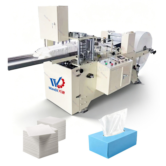Factory Price Fully Automatic Industrial Paper Napkin Printing Making Machine Soft Napkin Paper Making Machine