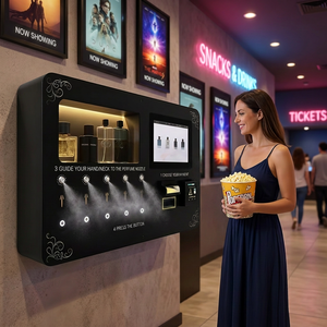 Distributeur de <span class=keywords><strong>parfum</strong></span> mural Baomifa avec écran tactile, vaporisateur de <span class=keywords><strong>parfum</strong></span> et options de paiement multiples pour les cinémas - Product Image 1