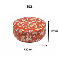 Boîtes Cadeaux Vides en Fer Blanc Doré de Luxe Personnalisables avec Logo pour Caviar et Lait, Qualité Alimentaire, Couleur et Taille Personnalisées, Vente en Gros