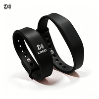 Bracelet en silicone NFC sécurisé NTAG424 DNA avec authentification dynamique pour la protection de la marque et l'identité numérique