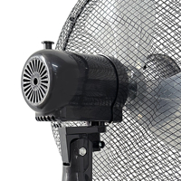 Ventilateur sur pied oscillant électrique 16 pouces à télécommande, silencieux, en plastique, pour usage intérieur, à faible consommation d'énergie - Offre Spéciale