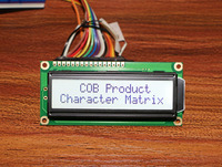 شاشة LCD أحادية اللون 16×2 بوصة، أصفر، أخضر، أزرق، أسود، 3.3 فولت، 5 فولت، طراز 1602، تصنيع حسب الطلب