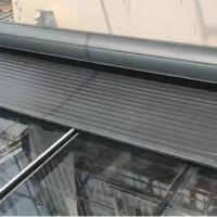 Pare-soleil rétractable automatique moderne en alliage d'aluminium pour l'extérieur, avec volet roulant, auvent électrique pour salle de soleil isolée et horizontale