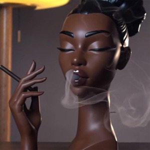 Porte-bougie sculpté à la main en forme de fille noire, décoration d'intérieur, centre de table pour la décoration de Noë<span class=keywords><strong>l</strong></span>, artisanat en résine, ornements - Product Image 2