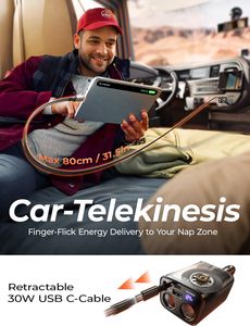 LISEN 90W Adaptateur allume-cigare métallique pour voiture avec <span class=keywords><strong>charge</strong></span> rapide PD 30W, double <span class=keywords><strong>prise</strong></span> pour <span class=keywords><strong>iPhone</strong></span> Samsung Camion - Product Image 5