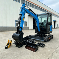Mini-excavatrice YUNTU haute performance de 1,8 tonne, livraison gratuite, micro-excavatrice hydraulique, mini-escavatrice sur chenilles, petite pelle