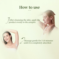 Crème de Soin des Aisselles Végétalienne et Sans Produits Chimiques, Inodore, Rafraîchissante, Hydratante, Lisse la Peau des Aisselles, Vente Chaude, OEM ODM Personnalisé