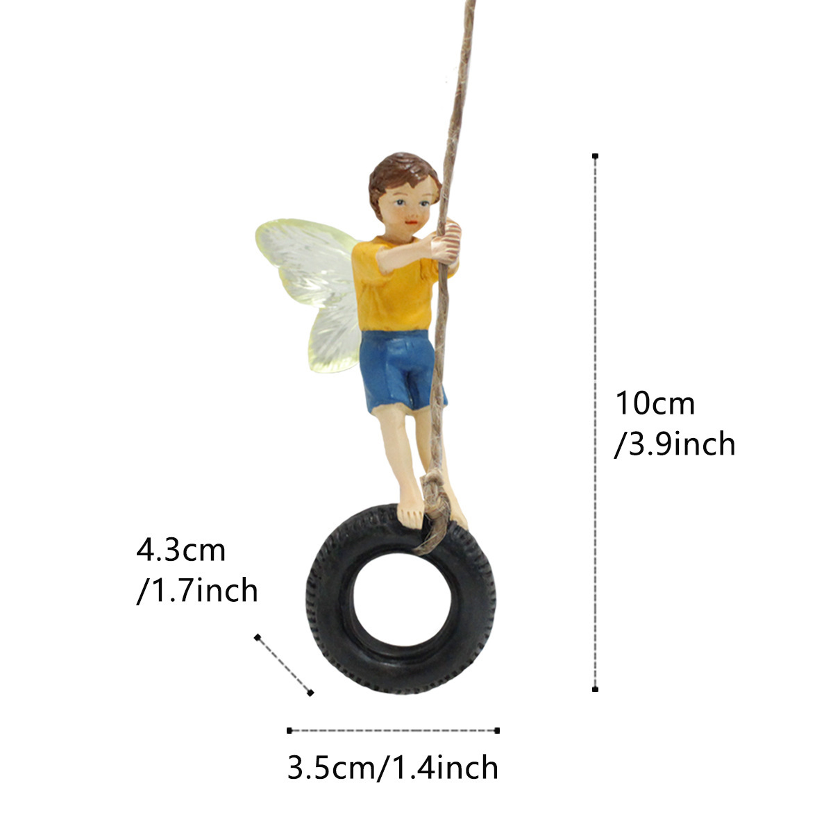 Tire-swinging fairy